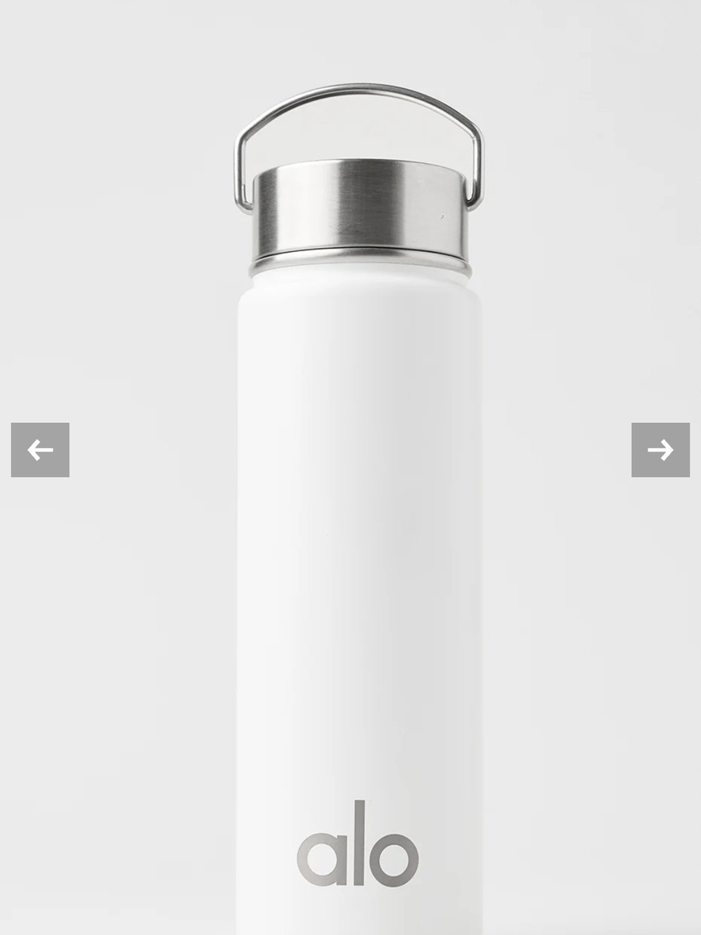 ALO Yoga White Water Bottle